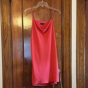 1 state Coral Pink Slip Dress